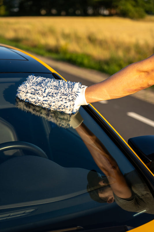 Microvezel washandschoen